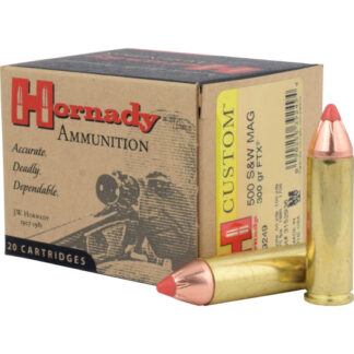 9249 Hornady HRN 500SW 300GR CUST FTX 20RD 500 S&W Mag