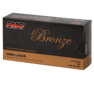 9B PMC 9MM 115GR BRO JHP 50RD Luger