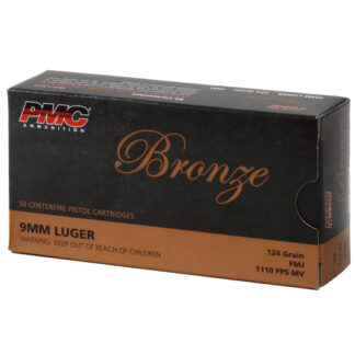 9G PMC 9MM 124GR BRO FMJ 50RD Luger