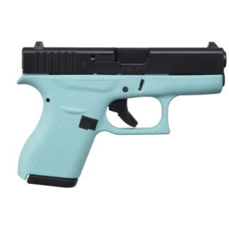 ACG-00834 Glock 42 380 Auto 3.2" Robins Egg Blue Cerakote