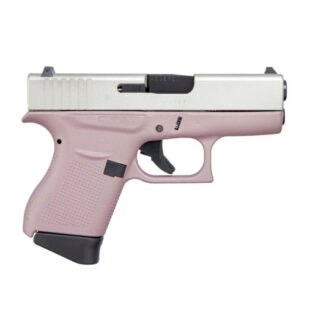 ACG-00847 Glock 43 9mm Luger 3.4" Pink Champagne Cerakote