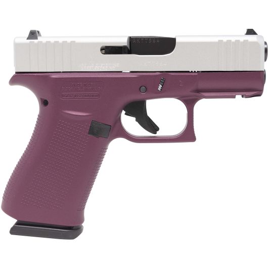 ACG-57047FRN Glock 43X 9mm Luger 3.4" Black Cherry