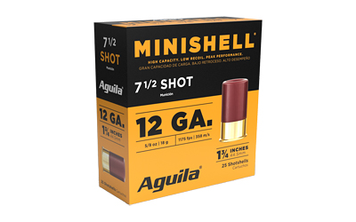 AGA1CHB1387 AGUILA MINISHELL 12GA #7.5 25/250