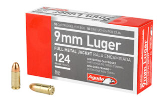 AGA1E092110 AGUILA 9MM 124GR FMJ 50/1000