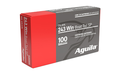 AGA8047AG AGUILA 243WIN 100GR SP 20/200