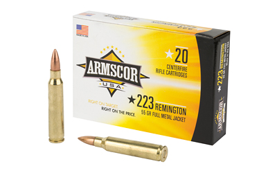 ARMFAC223-1N ARMSCOR 223REM 55GR FMJ 20/1000