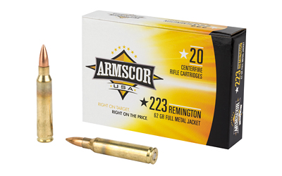 ARMFAC223-8N ARMSCOR 223REM 62GR FMJ 20/1000