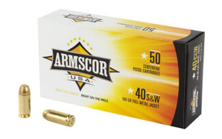 ARMFAC40-2N ARMSCOR 40SW 180GR FMJ 50/1000