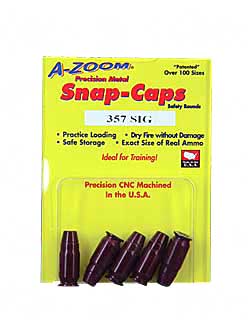 AZ15159 AZOOM SNAP CAPS 357SIG 5/PK