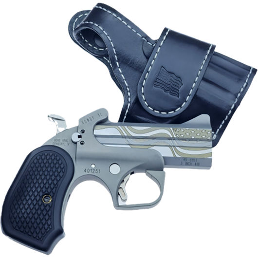 BARWXL-FLGP Bond Arms Rowdy 45 Colt|410 Bore 3.5" 2rd Matte Stainless Steel
