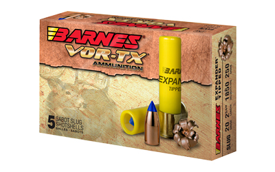 BBXPDR20 BARNES VOR-TX 20GA 2.75 250GR 5/100