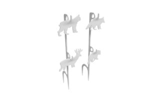 BC41579 B/C RIMFIRE AR500 ANIMAL TARGET SET