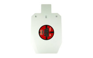 BC47662 B/C 2/3 IPSC SILHOUETTE TARGET WHT