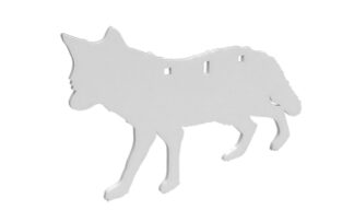 BC47711 B/C AR500 3/8" SILHOUETTE COYOTE WHT