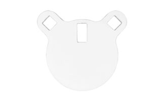 BCRND4-38 B/C 4" 3/8" STEEL TRGT ROUND PLATE