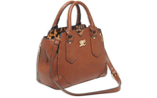 BDP-024 BULLDOG SATCHEL PURSE W/HLSTR CHSTNT