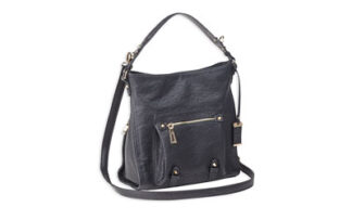 BDP-053 BULLDOG HOBO ANNA PURSE BLK