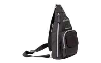 BDP-084 BULLDOG SLING BAG W/HOLSTER BLK