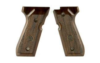 BRJG92FSW BERETTA GRIPS 92 96FS WOOD CHKRD