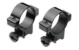 BU420071 BURRIS MED 1" .22 RINGS BLK