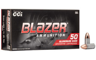 CCI3509 BLAZER 9MM 115GR FMJ 50/1000