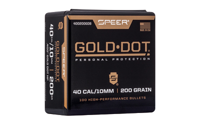 CCI400200GDB SPR GOLD DOT .400 200GR HP 100CT