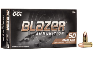CCI5200 BLAZER BRASS 9MM 115GR FMJ 50/1000