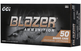 CCI5296 BLAZER BRASS 9MM 100GR FMJ 50/1000