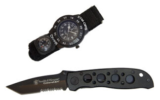 CCOSW-XTMOPS-2 CBG S&W EXTREME OPS KNIFE/WATCH BLK