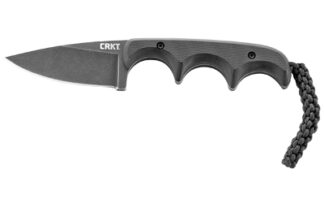 CRK2384K CRKT DROP POINT 2.16" BLACK W/SHEATH