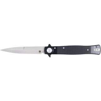 CTSTLBLG10BLKST CobraTec Knives CBT STILETTO BUTTON LOCK BLK