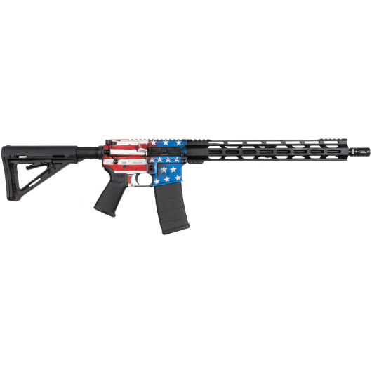 DB1780K241 DiamondBack DB15 5.56 NATO 16.0" American Flag Pattern Cerakote