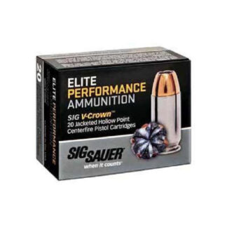 E380A1-20 Sig Sauer 380 90GR V-CROWN 20RD Auto