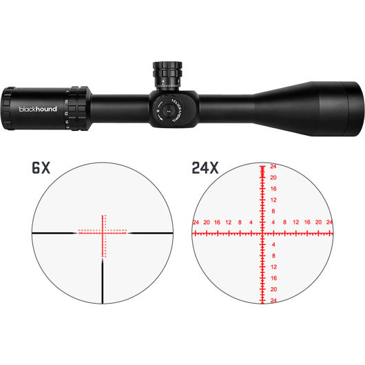 G4FO624 Blackhound Optics BKH SCP GNESIS 6-24X50 30M FFP