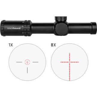 G8F018 Blackhound Optics BKH SCP GNESIS 1-8X28 34M FFP