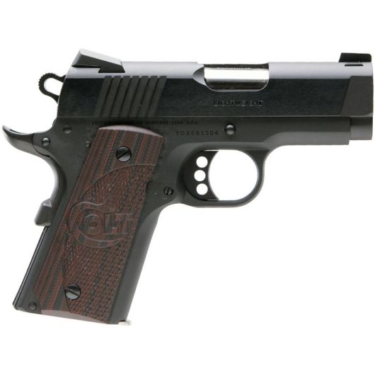 O7800XE Colt 1911|Defender 45 Auto 3.0" Matte Black Cerakote