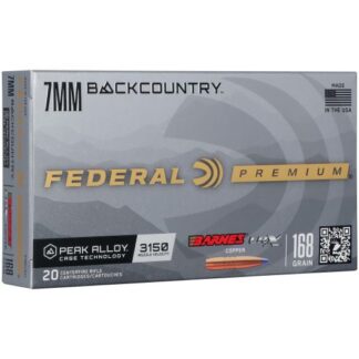 P7BCLRX1 Federal Ammunition FDR 7MMBC 168GR BAR LRX 20RD 7mm Backcountry