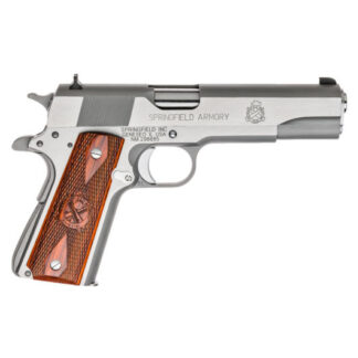 PB9151LCA Springfield Armory USA 1911|Mil-Spec 45 Auto 5.0" Satin Stainless Steel