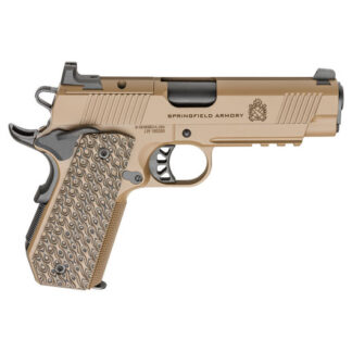 PC9127LRCBCCAOS Springfield Armory USA 1911|TRP 9mm Luger 4.2" Coyote Brown Cerakote