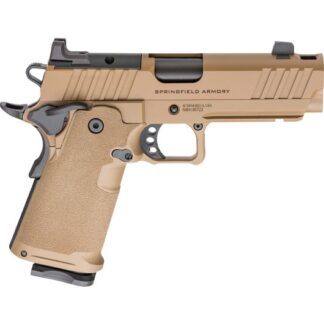 PH9117AOSCBLCCM Springfield Armory USA 1911 9mm Luger 4.2" Coyote Brown Cerakote