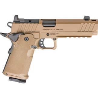 PH9119AOSCBLCCM Springfield Armory USA 1911 9mm Luger 5.0" Coyote Brown Cerakote