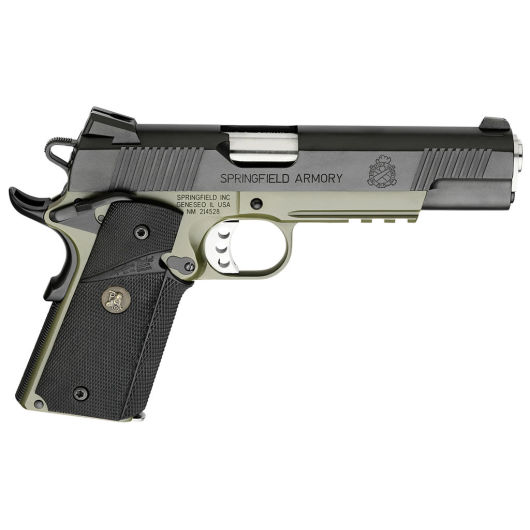 PX9105MLCA18 Springfield Armory USA 1911|Full Size 45 Auto 5.0" Olive Drab Green Kote