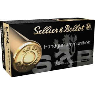 SB38A Sellier & Bellot S&B 38SP 158GR LRN 50RD 38 Spl