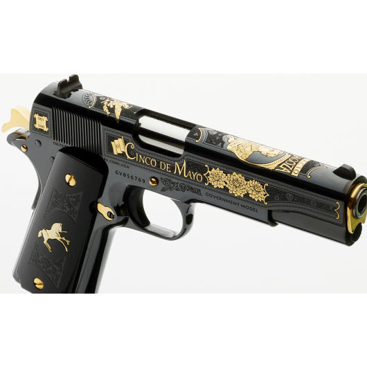 SKC-CDM-38 Colt 1911|Government 38 Super Auto +P 5.0" Royal Blue Polished