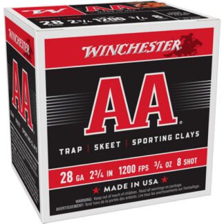 AA288 Winchester WIN 28G AA 2.75-.75-8 25RD 28 Gauge