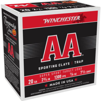 AASC207 Winchester WIN 20G AASC 2.75-.875-7.5 25R 20 Gauge