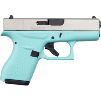ACG-00814 Glock 42 380 Auto 3.2" Robins Egg Blue Cerakote