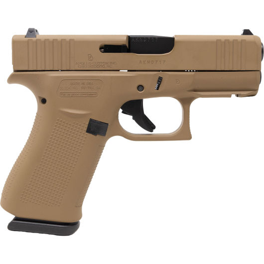 ACG-00863FRN Glock 43X 9mm Luger 3.4" Davidsons Dark Earth Cerakote