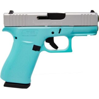 ACG-00865FRN Glock 43X 9mm Luger 3.4" Robins Egg Blue Cerakote