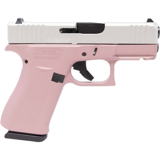 ACG-00869FRN Glock 43X 9mm Luger 3.4" Pink Champagne Cerakote